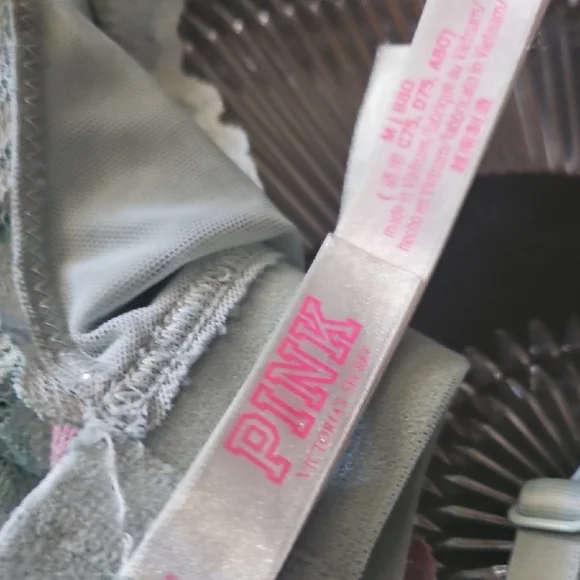 PINK Victoria's Secret Mint Green Lace Bralette Med Or free W 30$pur - Picture 6 of 8